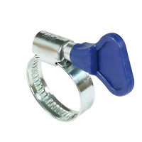 Хомут затяжний оцинкований classic NFC-W-1-HB-12-22 з синім метеликом (NF3371)